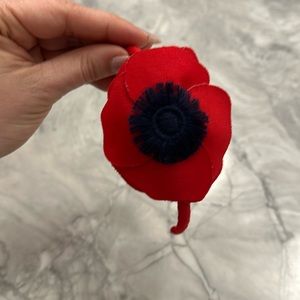 Janie and Jack poppy headband